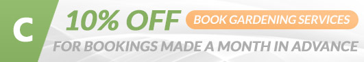  London customers gardening service offer book a month in advance